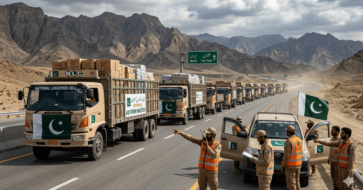 Brotherhood in Action! Pakistan Sends 5 Aid Trucks to Iran 🇵🇰🤝🇮🇷
