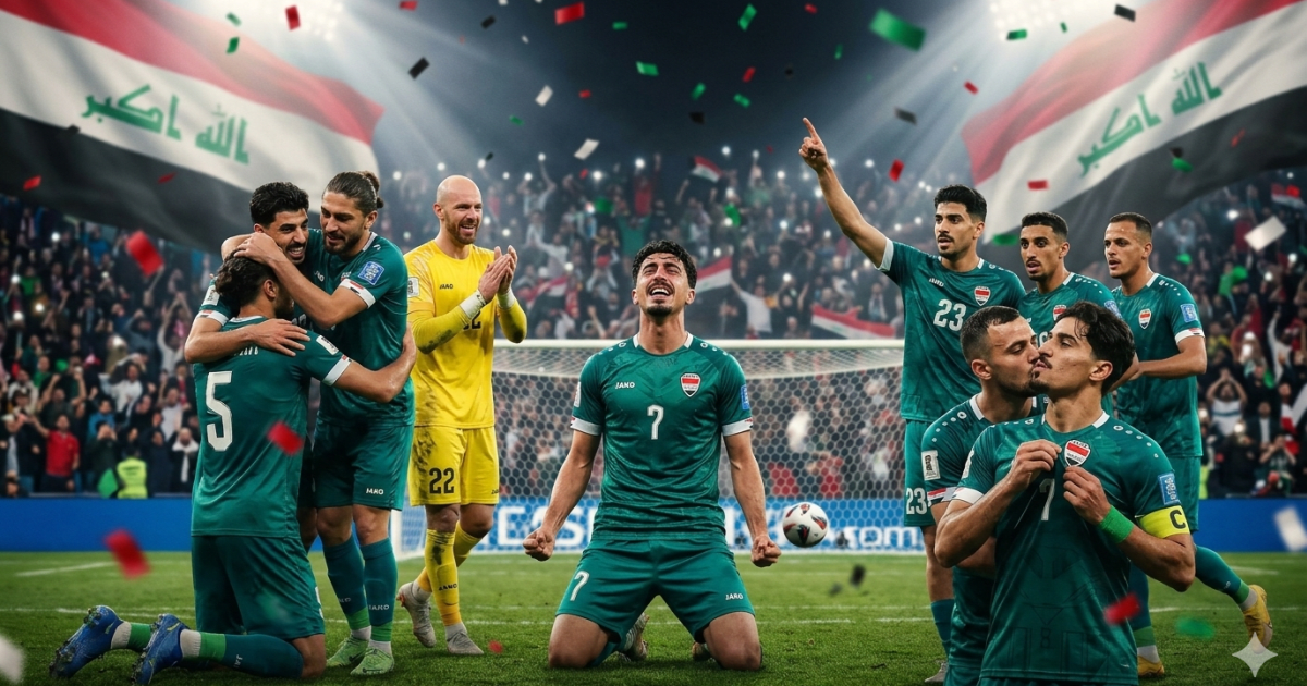 Historic Comeback! Iraq Qualifies for 2026 FIFA World Cup ⚽🇮🇶