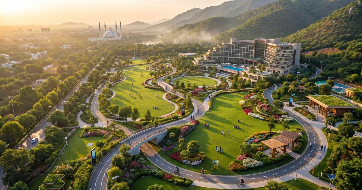 Islamabad New Mega Park 🌳🏙️ 1,000-Acre Project at Margalla Hills