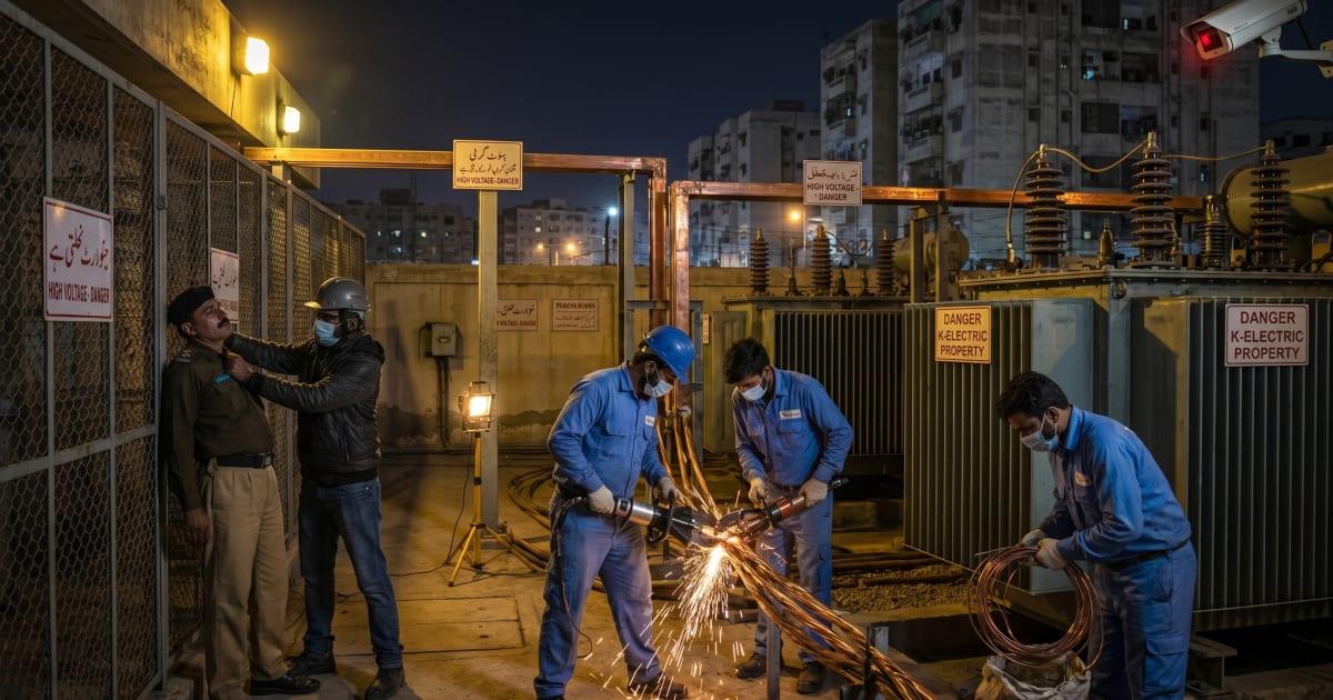 Fake Staff Uniform Used in K-Electric Substation Robbery ⚠️🔌